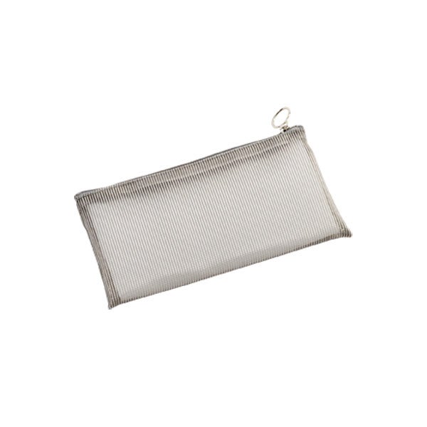 Small Micro Mesh Pouch Light Grey