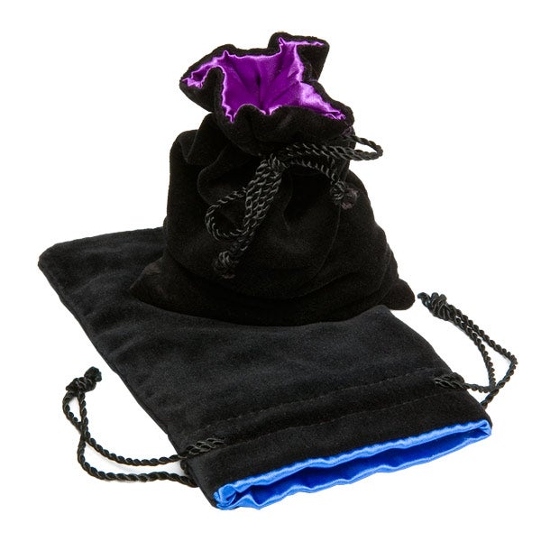 Satin-Lined Velvet Pouch Assorted