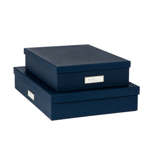 Bigso&trade; Stockholm Document Box Navy