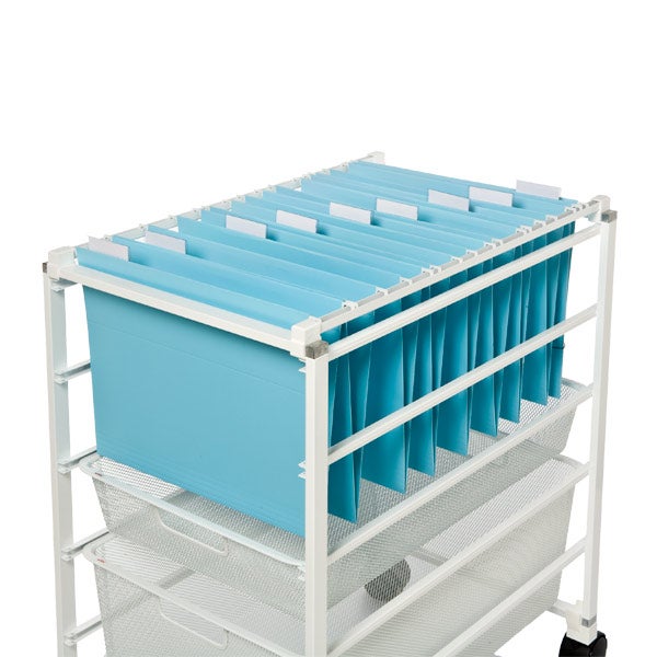 White elfa Frame File Channels
