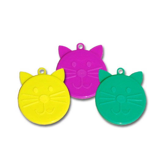 Cat Food Can Covers Assorted Colors Pkg/3