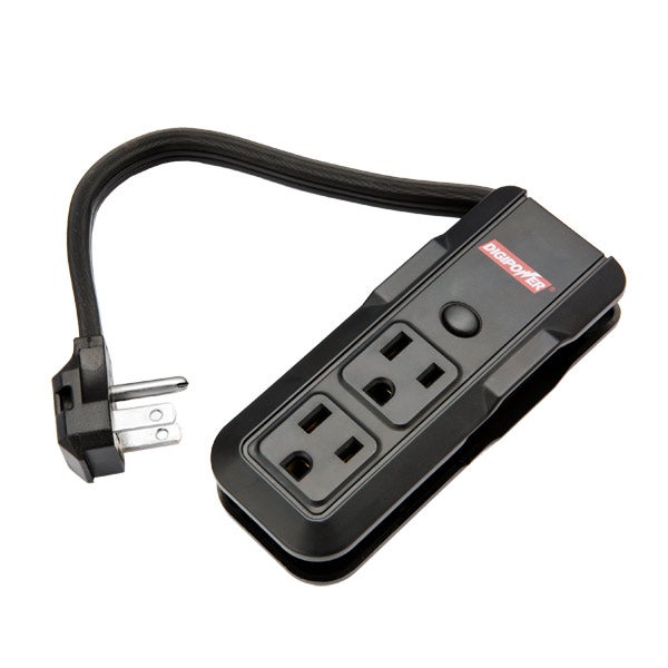 Portable Travel Outlet Black