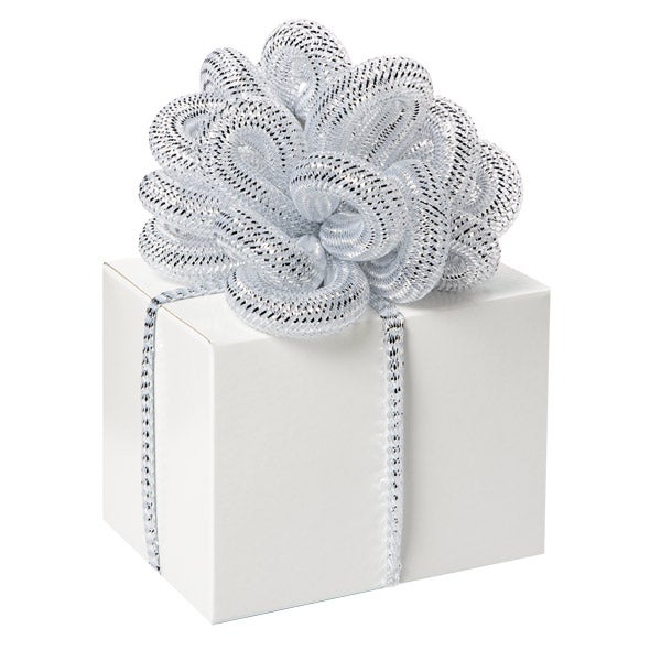 Metallic Stretchy Ribbon Silver