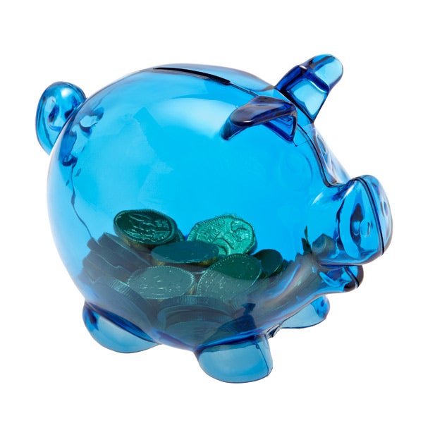 Piggy Bank Blue
