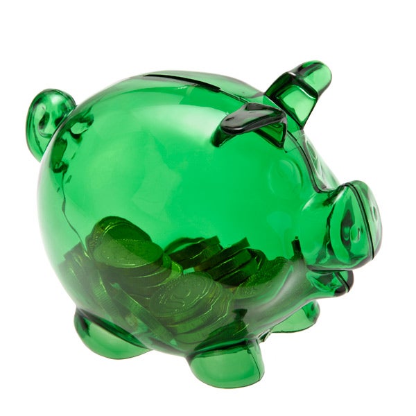 Piggy Bank Green