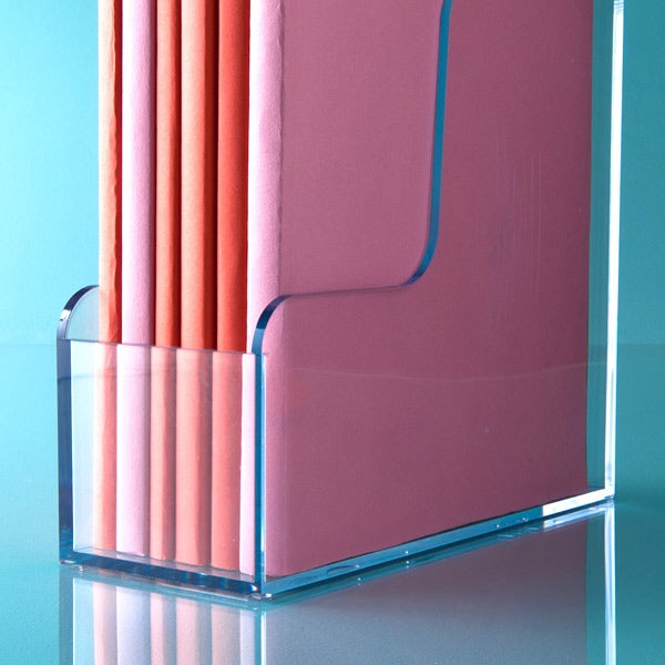 Clear Magazine Holder The Container Store