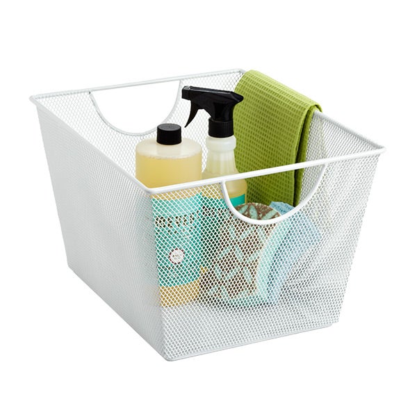 Mesh Bin White