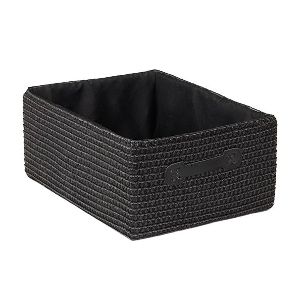 Large Havana Bin Black