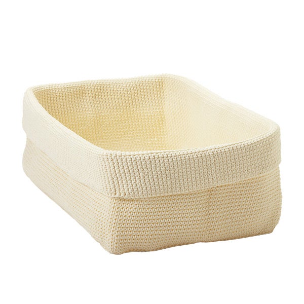 Large Hughes Bin Ivory