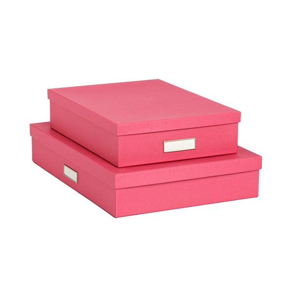 Bigso&trade; Stockholm Document Box Pink