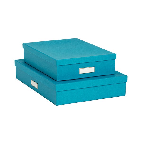Bigso&trade; Stockholm Document Box Turquoise