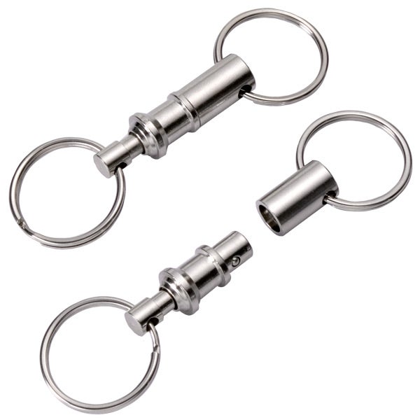 2-In-1 Key Ring Nickel