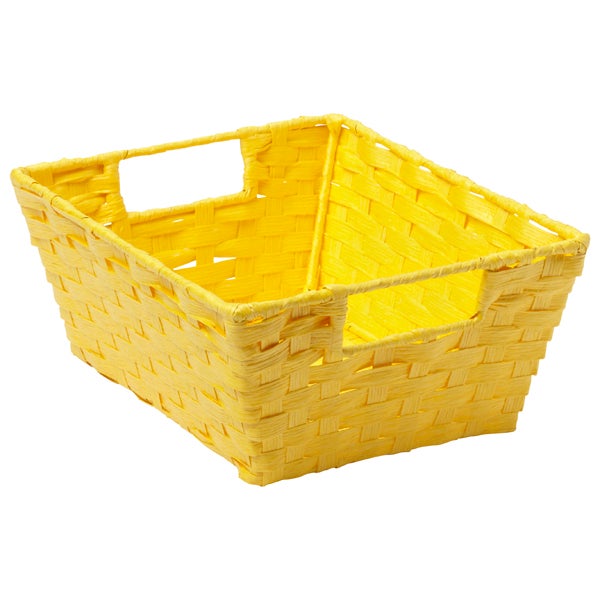 Paper Rope Bin with Handles Sun