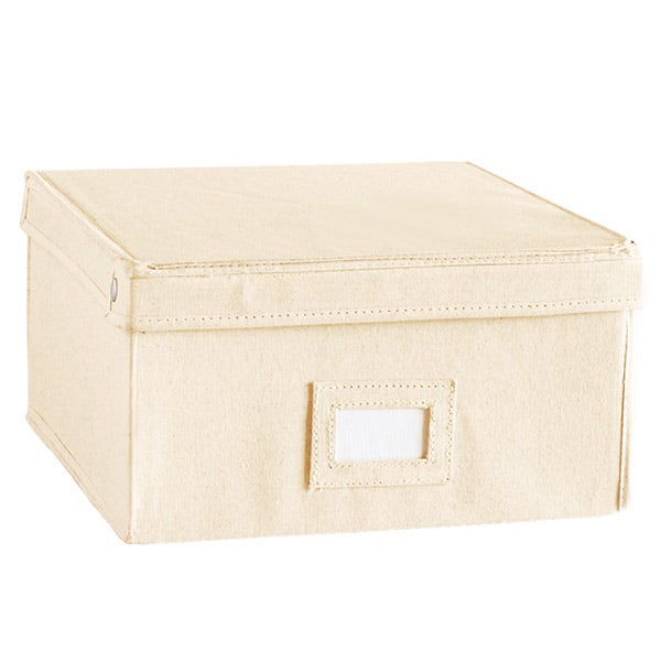 Natural Canvas Boxes