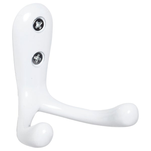 Double Hook White