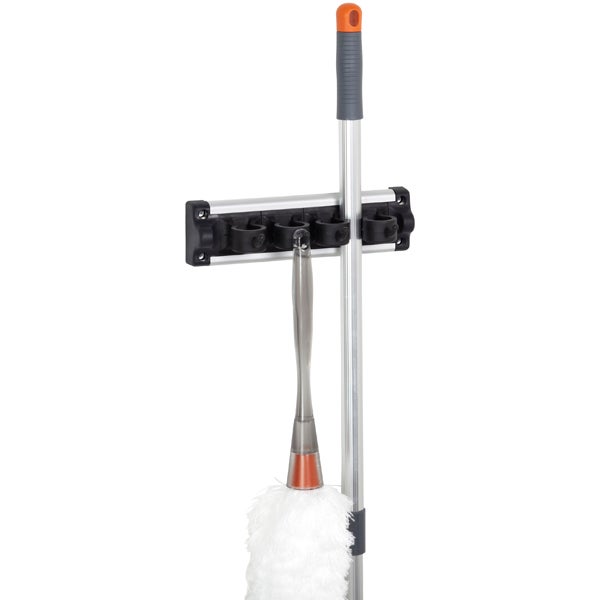 Grook&trade; Medium Utility Holder Black/Aluminum