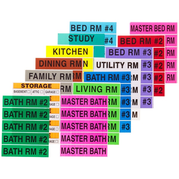 home amp apartment moving labels the container store packing label