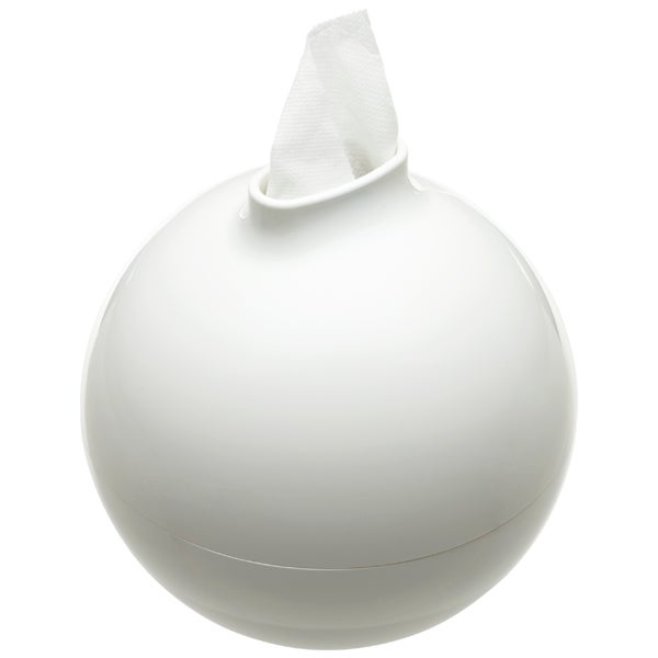 Paper Pot Tissue Holder White