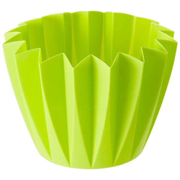 Small Zig Zag Pot Lime