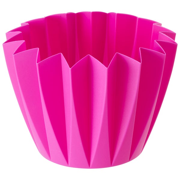 Small Zig Zag Pot Pink