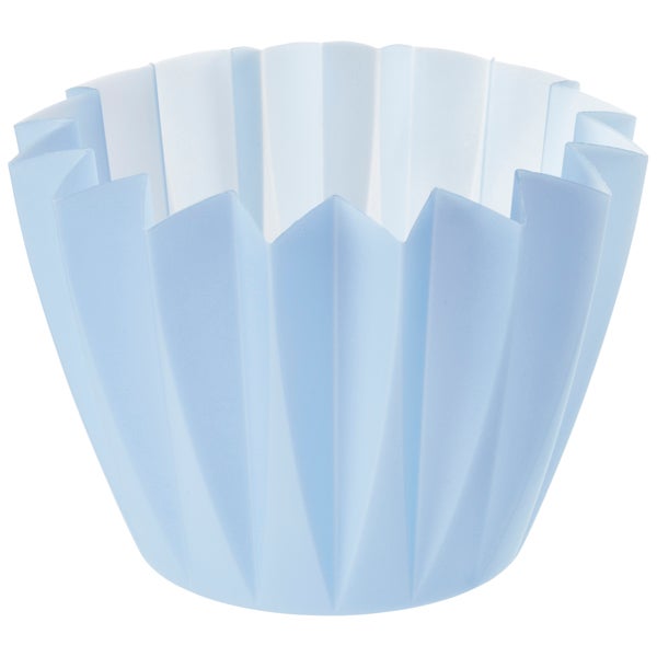 Small Zig Zag Pot Ice Blue