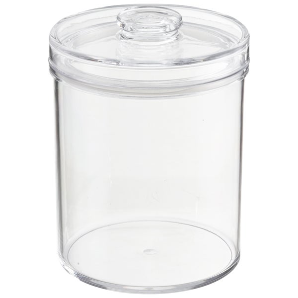 Lainrrew 2-Piece Clear Plastic Jars, 78 Oz Airtight Food Storage