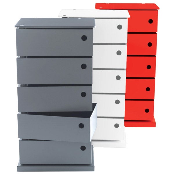 5-Bin Storage Tower
