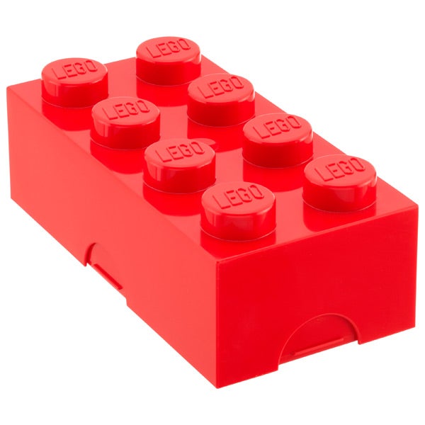 red lego storage box