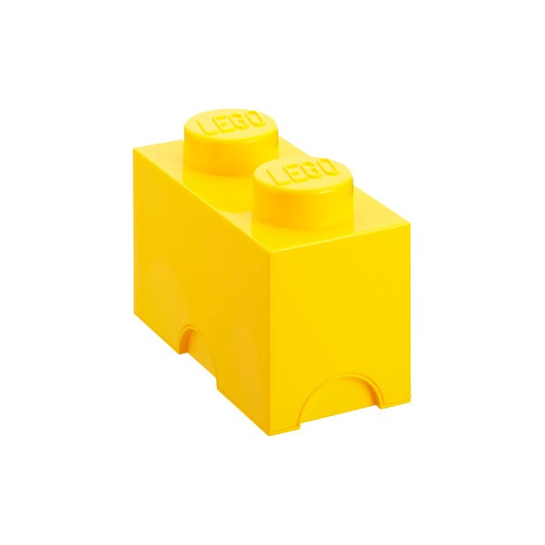 Medium LEGO&reg; Storage Brick Yellow