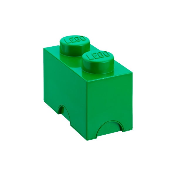 Medium LEGO&reg; Storage Brick Green