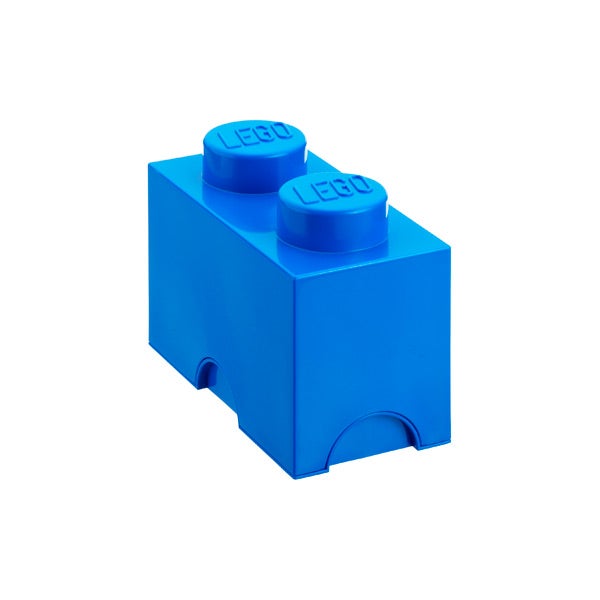 Medium LEGO&reg; Storage Brick Blue