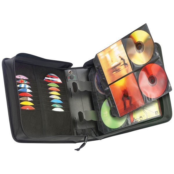 224-CD/DVD Storage Album Black