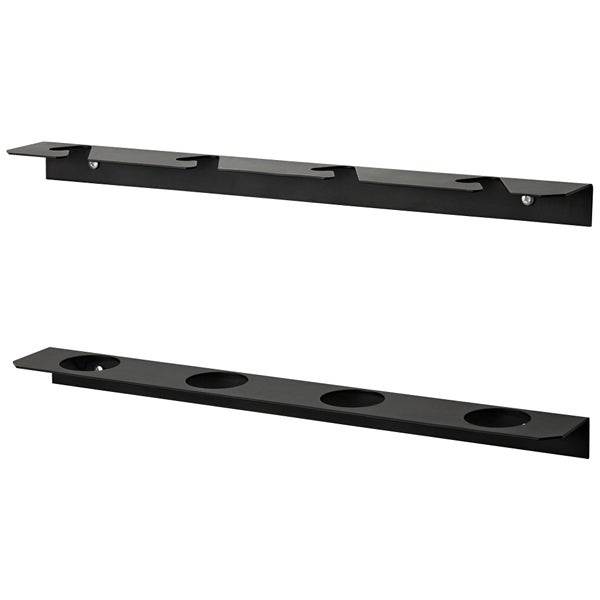 Fishing Rod Rack Black