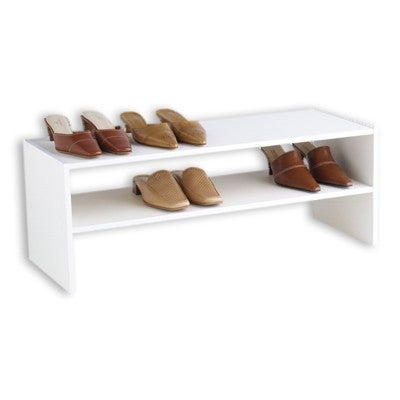 shoe stacker storage 2 shelf shoe stacker the container store shoe stacker storage 2 shelf shoe stacker the container store