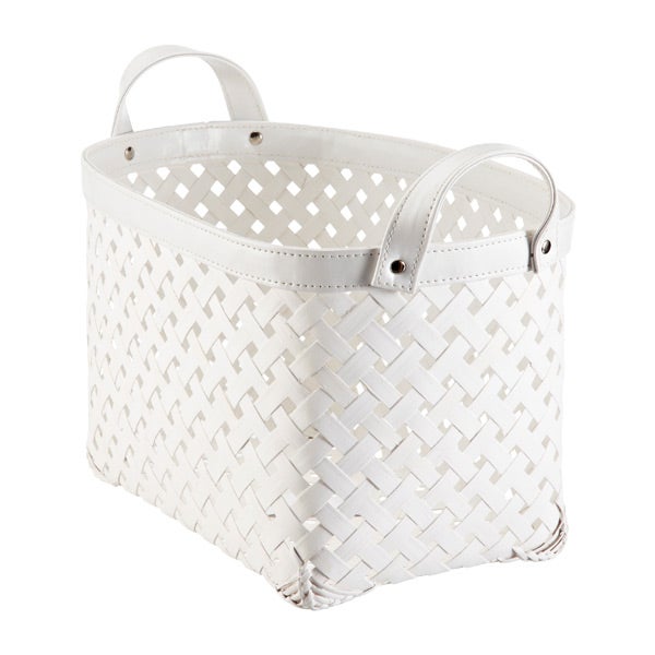 Small Savannah Bin White
