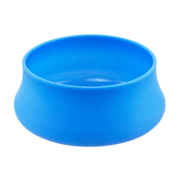 32 oz. Squishy Silicone Pet Bowl Blue