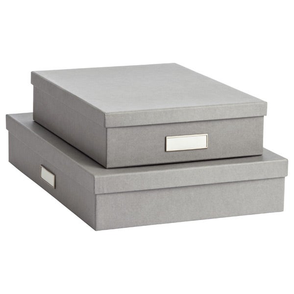 Bigso&trade; Stockholm Document Box Grey