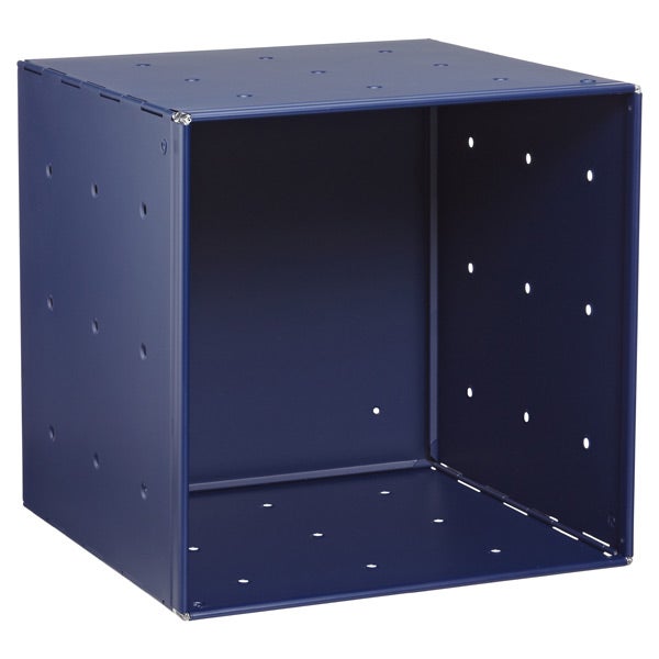 QBO&reg; Steel Cube Enameled Blue
