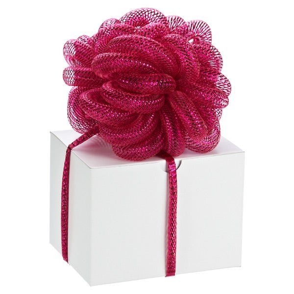 Metallic Stretchy Ribbon Fuchsia