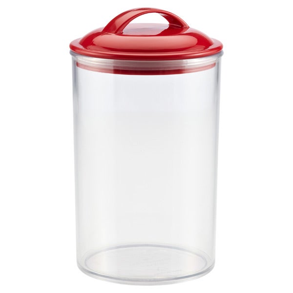 2.4 qt. Color Pop Acrylic Canister Red Lid