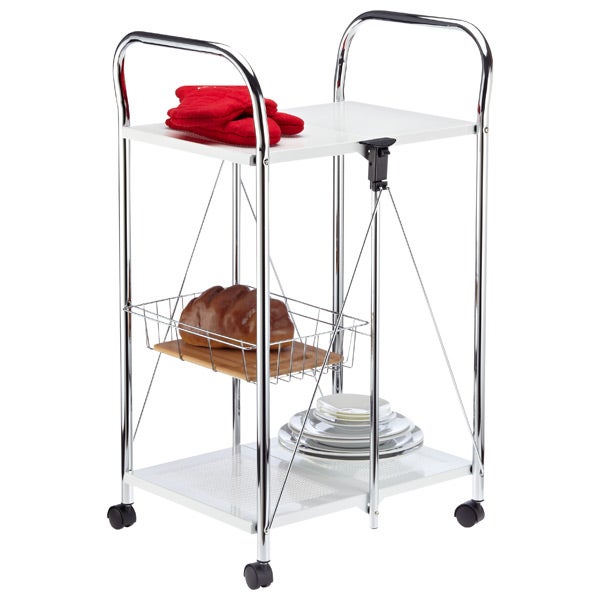 Sunny Kitchen Trolley White