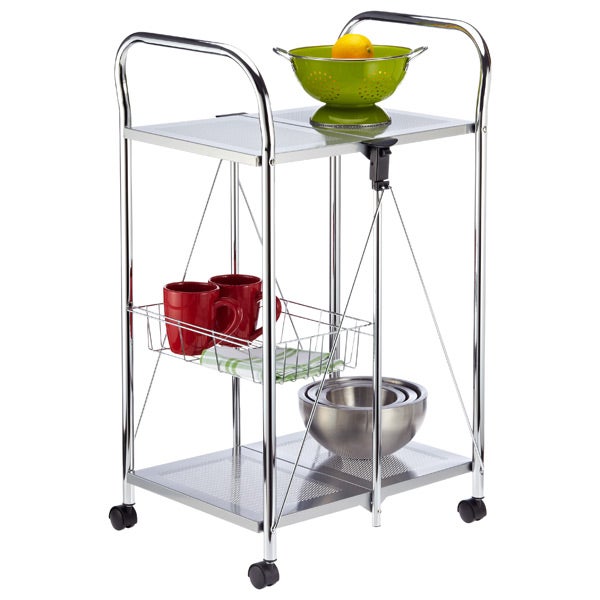 Sunny Kitchen Trolley Silver
