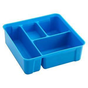 Colorwave Smart Store 4-Compartment Tray Blue