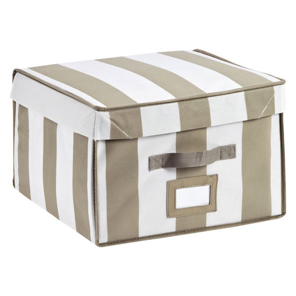 Small Compactor&reg; Taupe Stripe