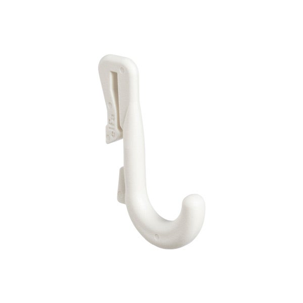 elfa utility Slim Hook White Pkg/6