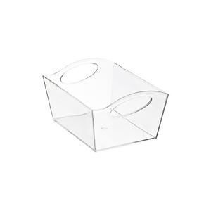 Small Wave Storage Basket Clear