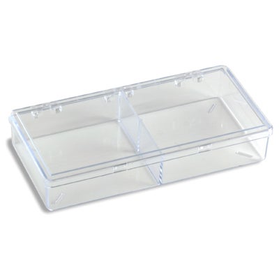 2-Compartment Box Clear