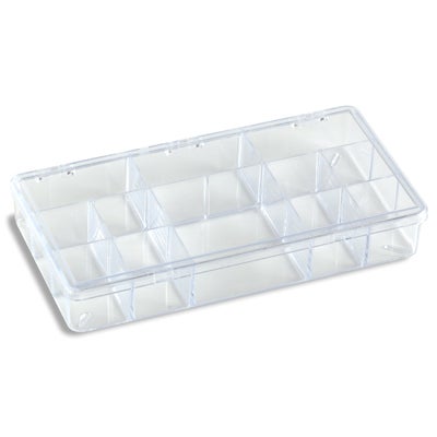 12-Compartment Box Clear