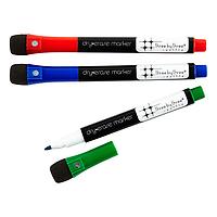 ThreeByThree Seattle Magnetic Dry Erase Markers Classic Pkg/3