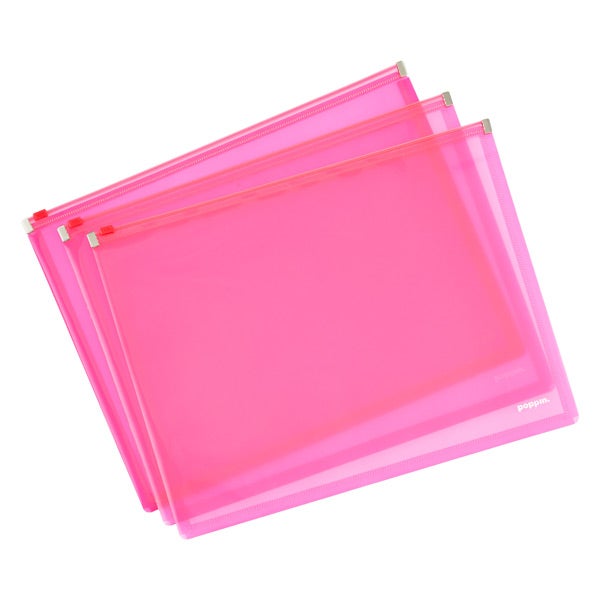 Poppin Zip Folios The Container Store